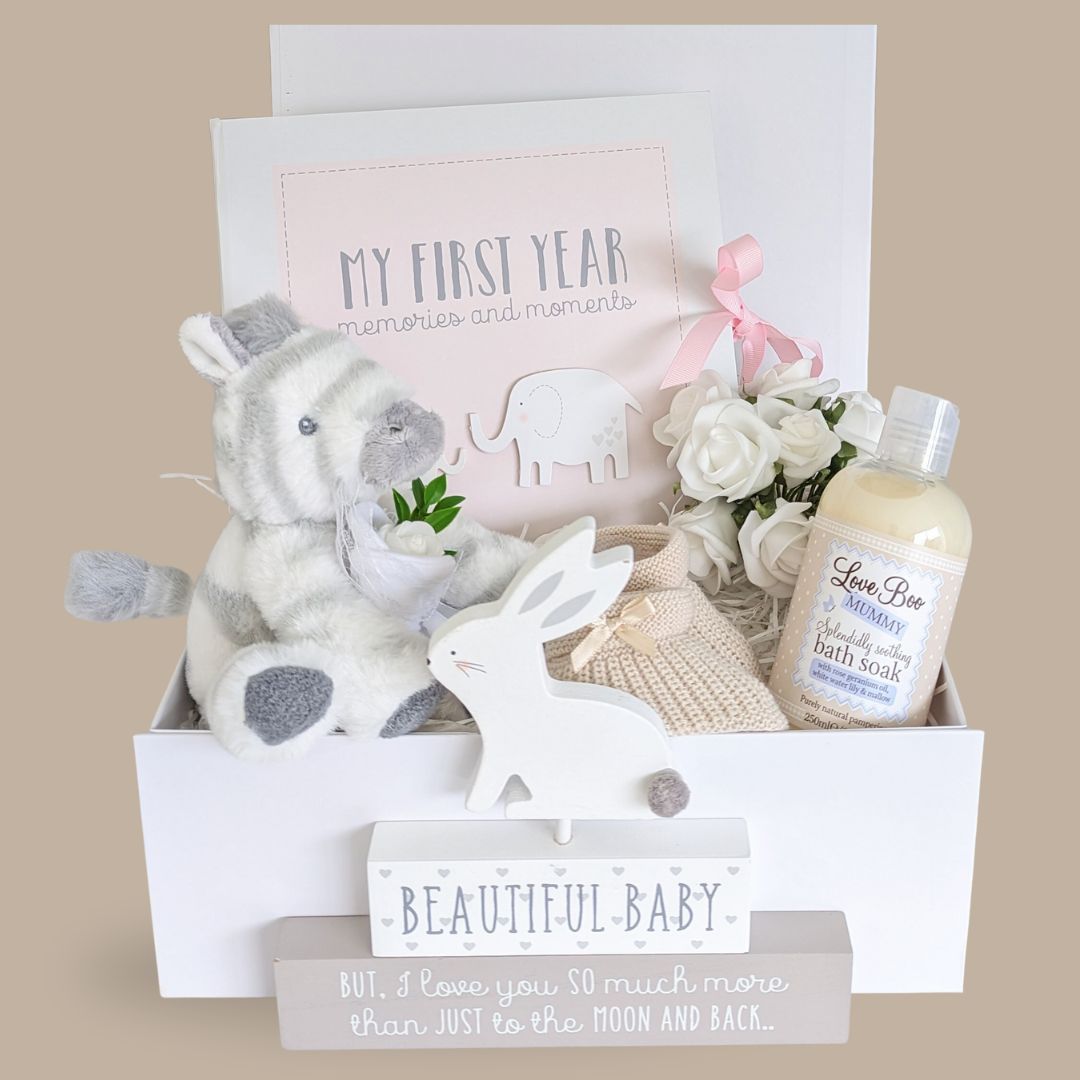 Baby Shower Gift Basket New Baby Gift Basket Welcome Baby Gift