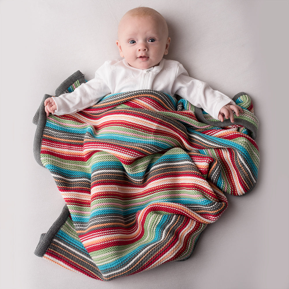 Colourful sales baby blanket