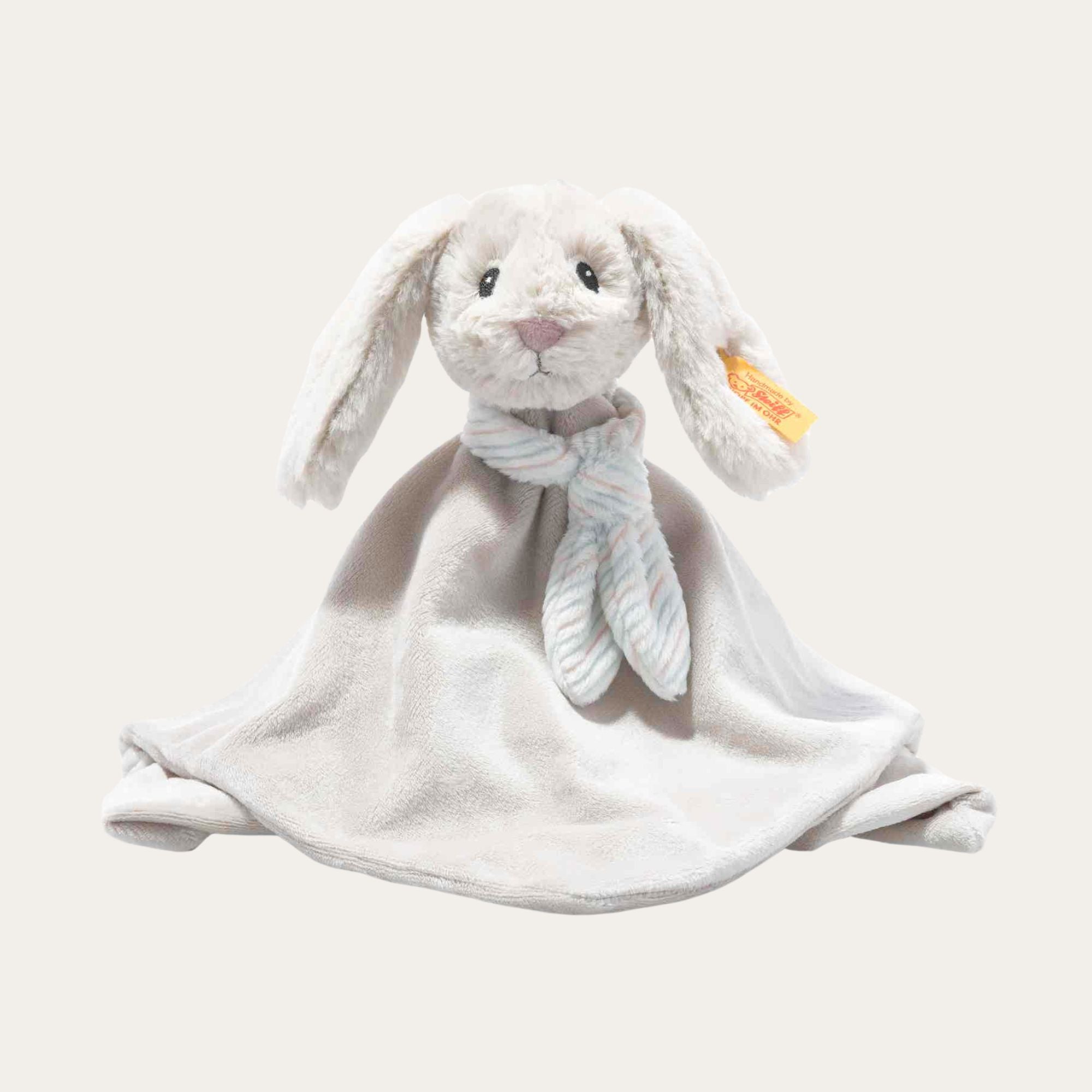 Baby comforter with bunny and blanket.