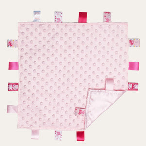 Pink Taggie Baby Blanket