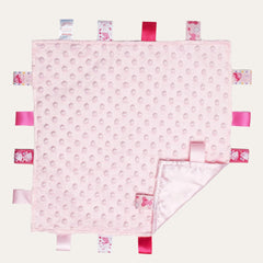 Pink Taggie Comforter With Ribbons