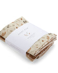 Organic Cotton Set of 3 Muslins 'Grasslands'