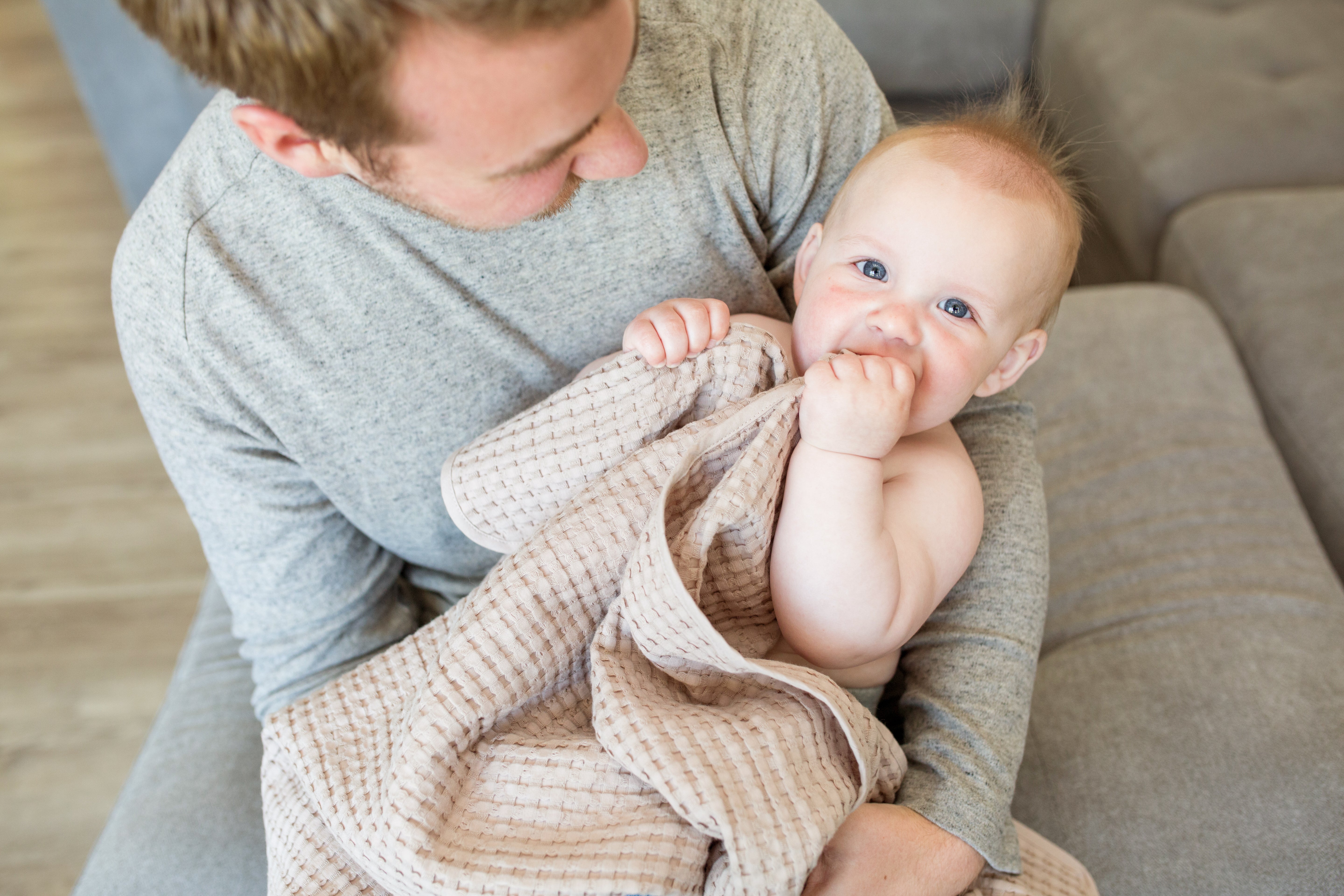 New Baby Blanket &#39;Sand&#39; Waffle Blanket