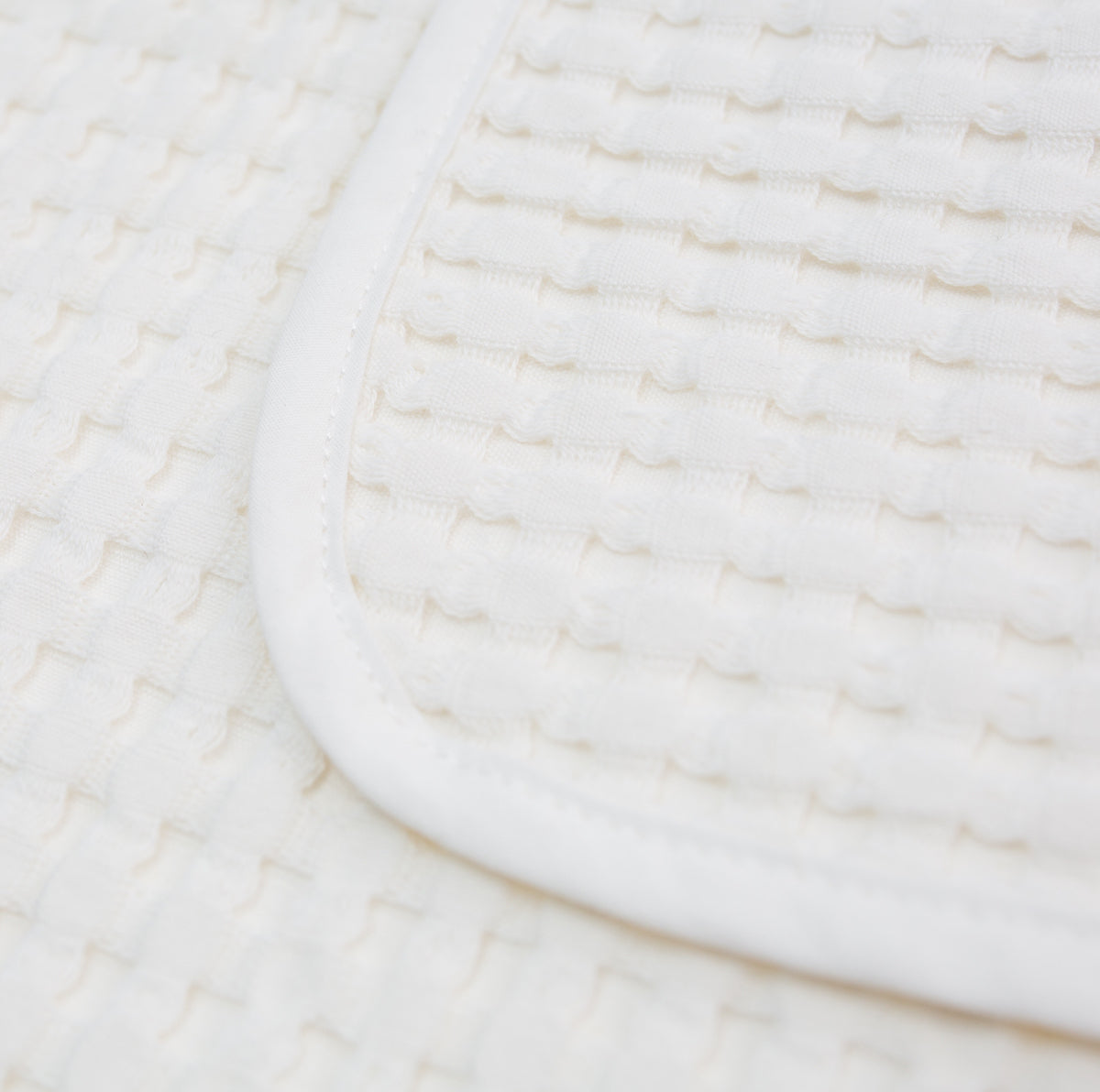 Soft Cream Baby Blanket &#39;Vanilla&#39; Waffle