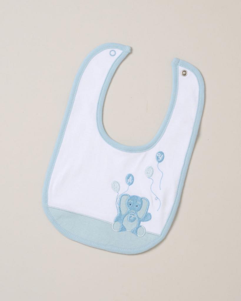 Baby Boy Clothing Blue and White &#39;Elephant&#39; Gift Set