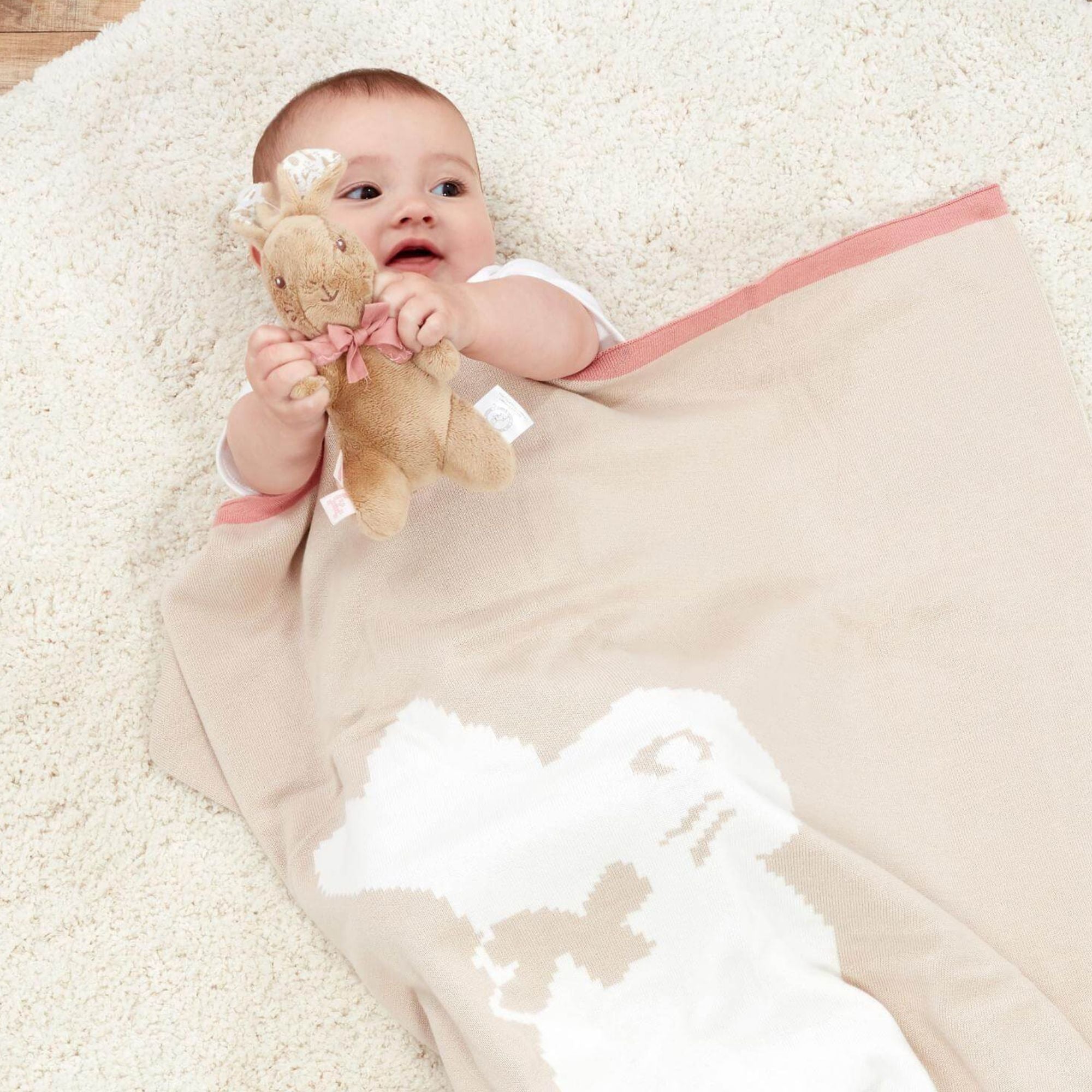 Signature baby gift set with soft blanket and Flopsy Bunny plush – Bumbles and Boo