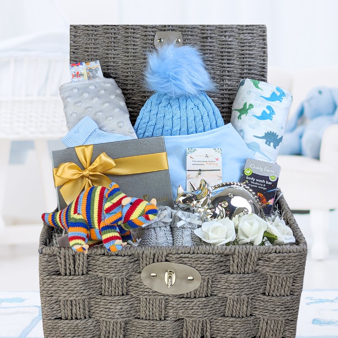 New Baby Boy Gift Baskets from 1800baskets.com
