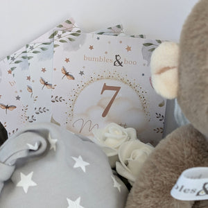 baby hamper gifts with monkey theme.