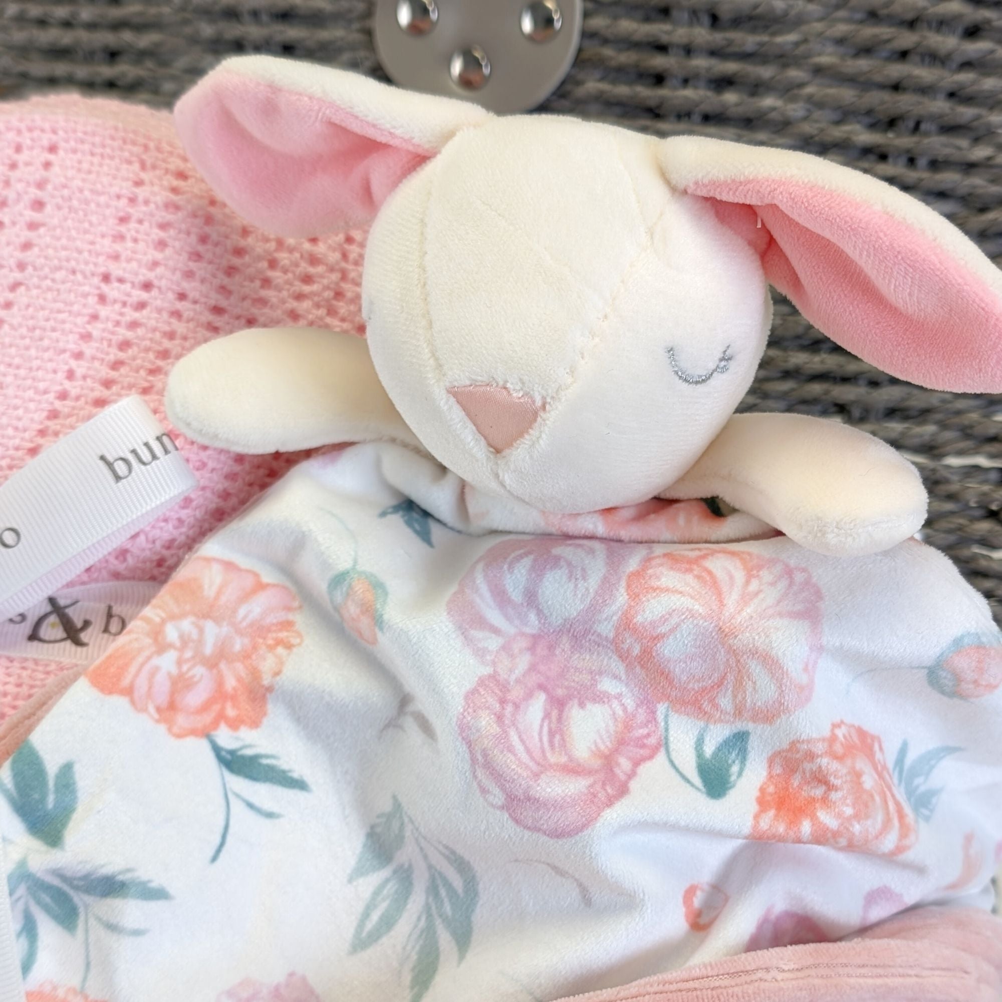 baby girl bunny comforter mary meyer