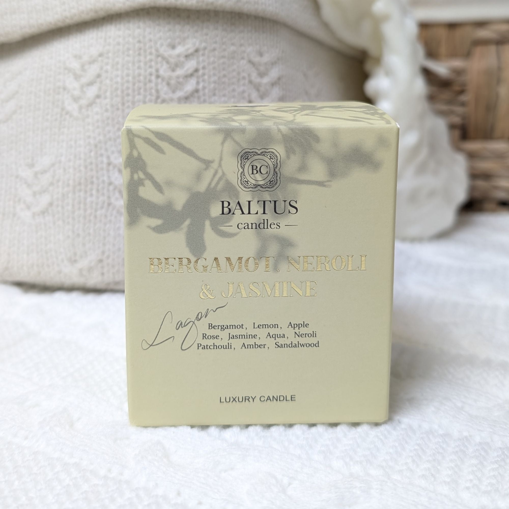 bergamot neroli and jasmine luxury fragranced candle 