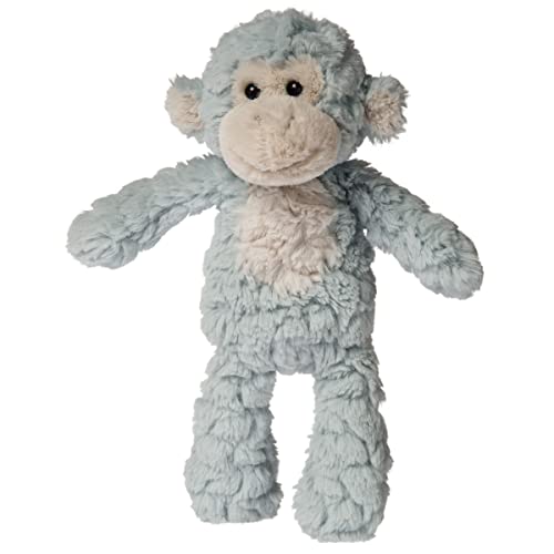 Pale blue monkey soft toy