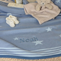 Blue Star Baby Blanket