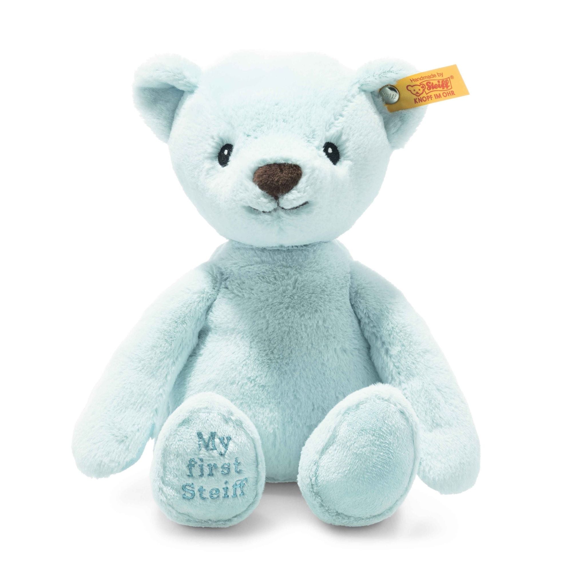 my first steiff teddy bear in blue