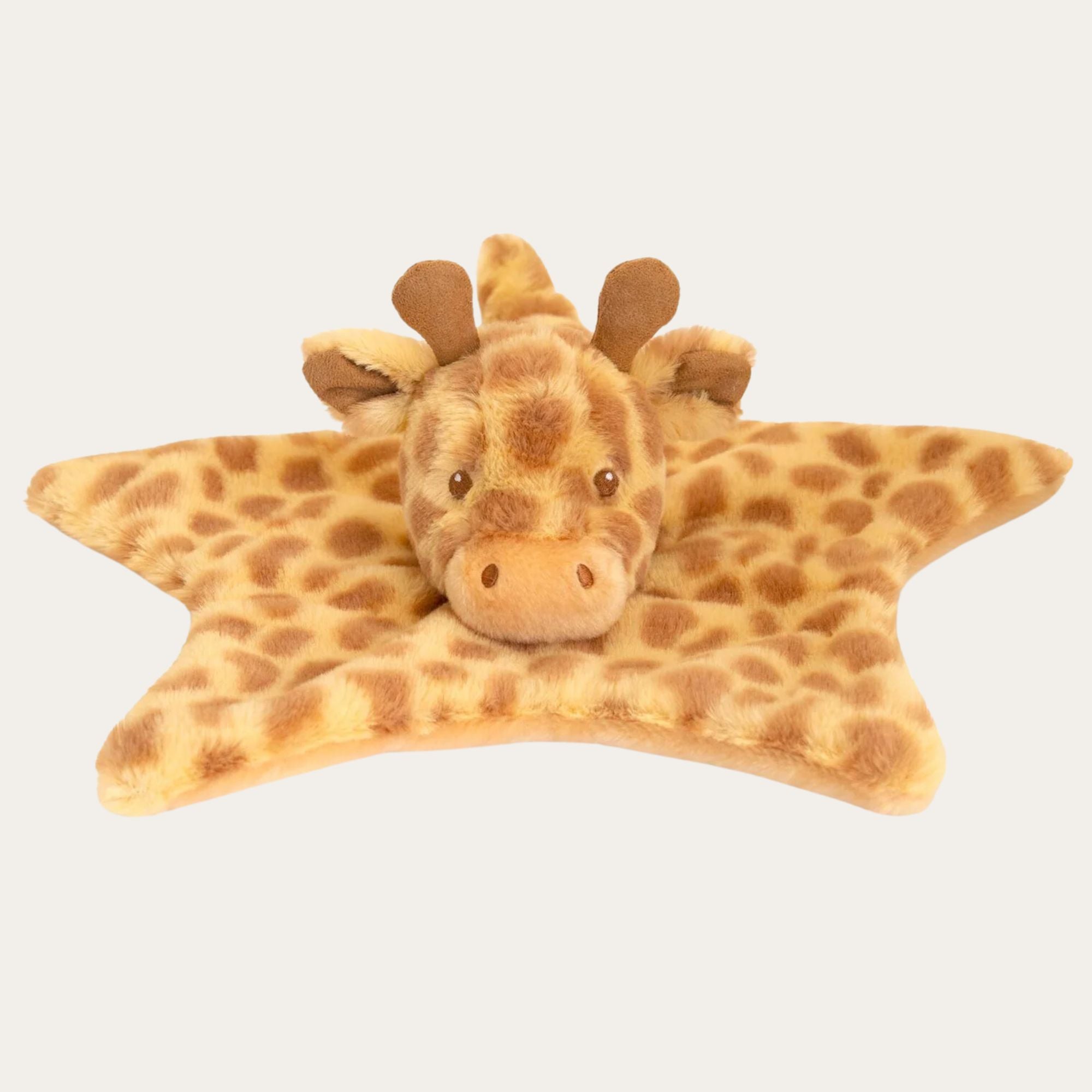 Huggy Giraffe Comforter – 100% recycled baby comforter from Keeleco (32cm) – Bumbles and Boo.