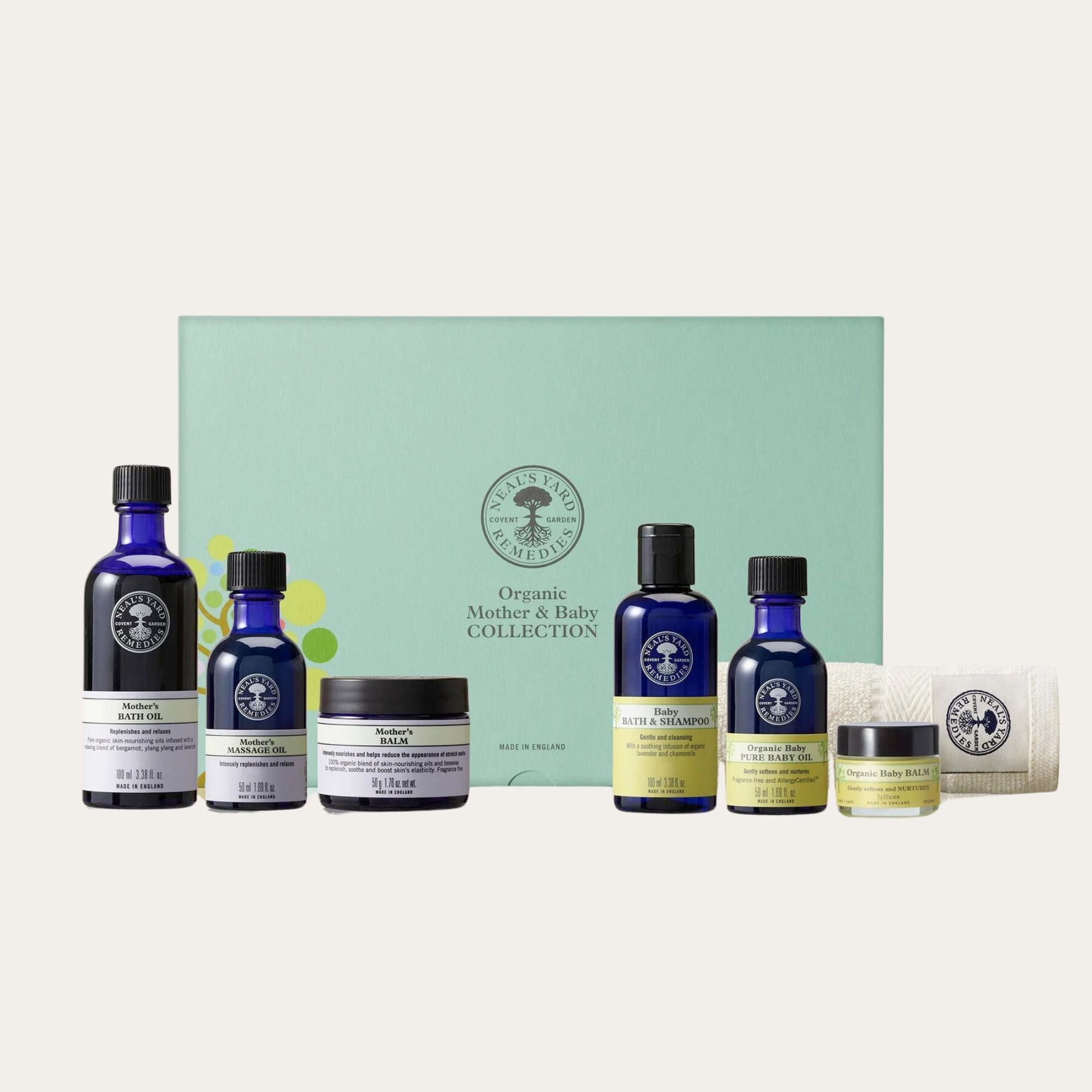 Neal’s Yard Remedies Mother & Baby Organic Collection – gentle, natural skincare gift set – Bumbles and Boo.