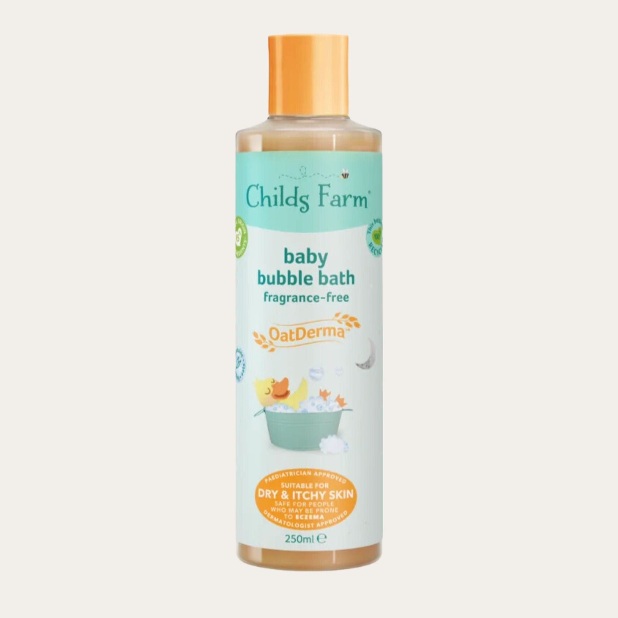 Nourishing, calming and soothing our OatDerma™ Baby Bubble Bath is a gentle fragrance-free formula which helps protect the skin barrier, caring for even the most delicate of skin, particularly dry.