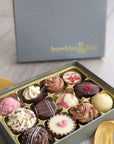 luxury box of 12 chocolates.