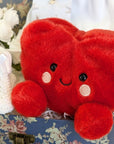 red heart soft toy for a mum to be gift