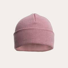 Baby Girl Dusty Pink Cotton Beanie Hat (0-12 Months)