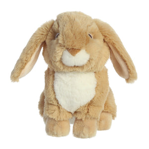 Soft toy tan long eared bunny rabbit soft toy made sustainably from recycled plastic bottles