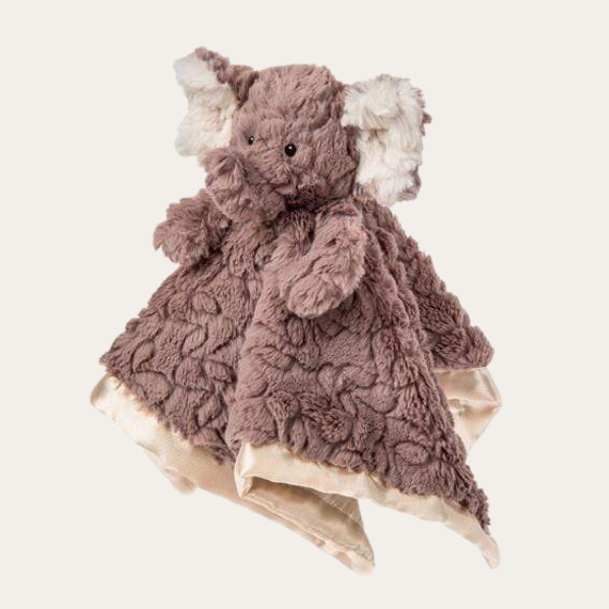 Elephant Comforter Soft Toy for a baby. Bumbles and Boo.