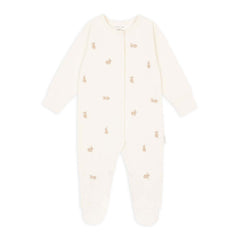 Organic Baby Clothing Unisex Sleepsuit 'Bunnies'