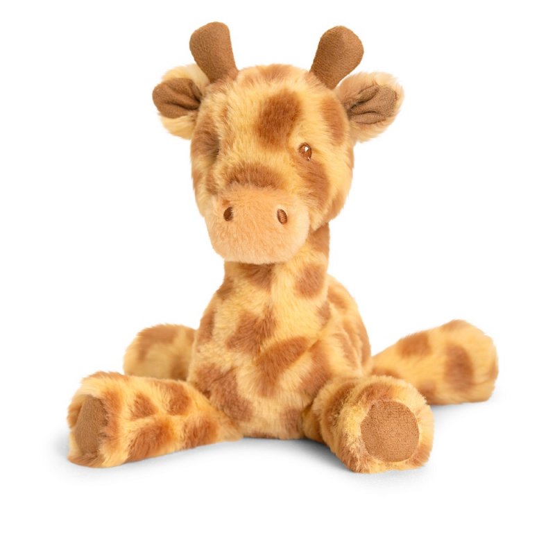 A 17cm high super soft cuddly giraffe soft toy made from sustainable materials