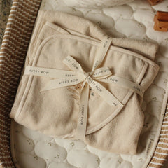 Organic Hooded Baby Towel 'Mouse'