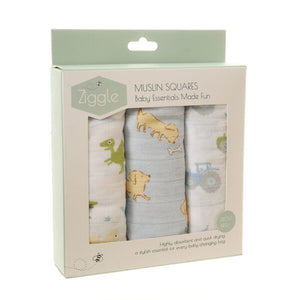 New baby gift set of 3 large muslins