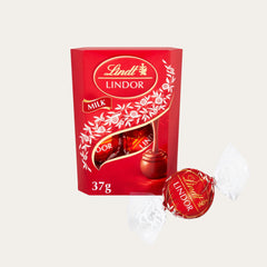 Lindt Lindor Milk Chocolate Truffles Treat Box 37g