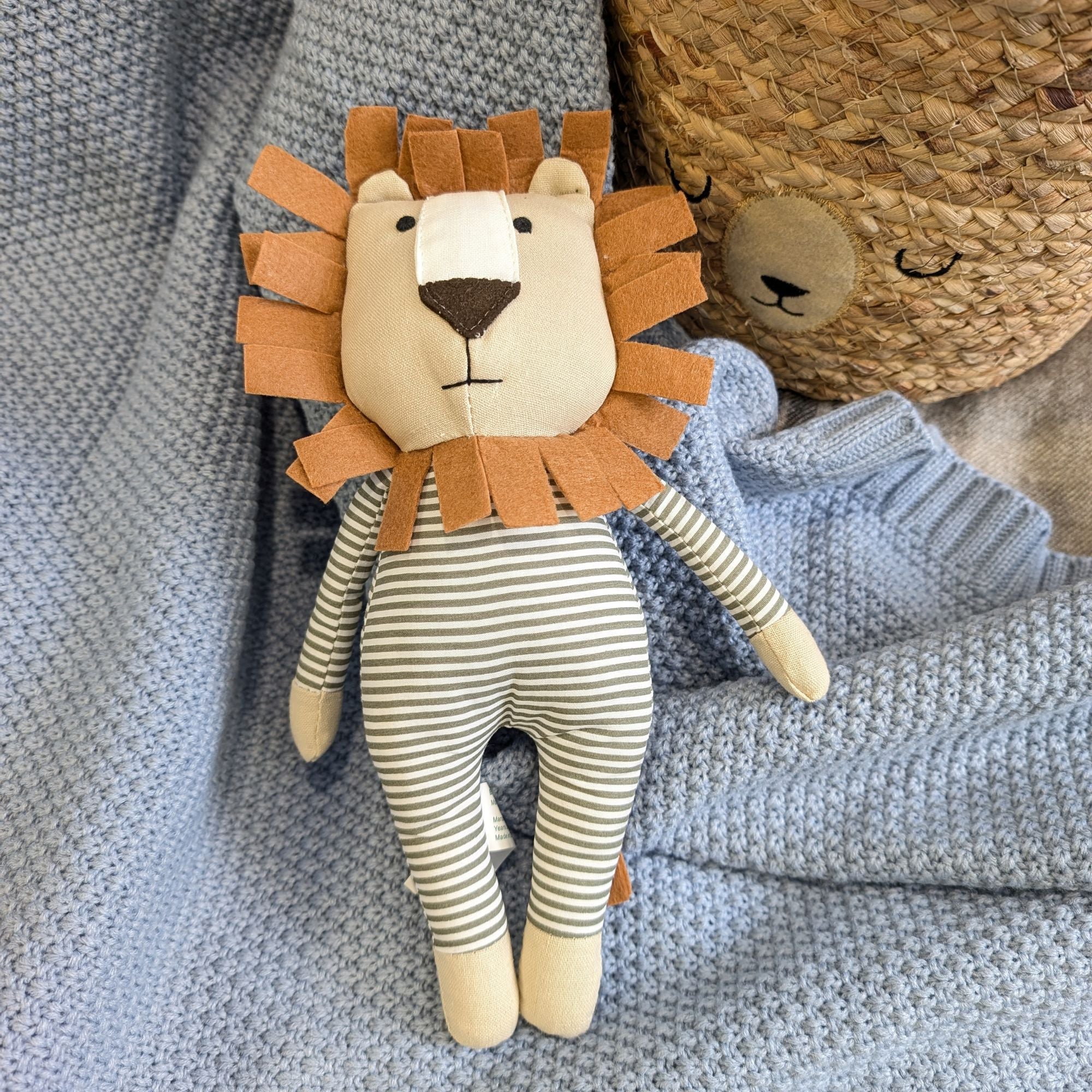 Lion soft toy.