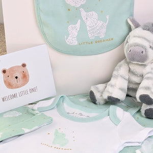 new baby clothing gifts set with soft toy