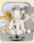 new baby gifts trunk with giraffe theme