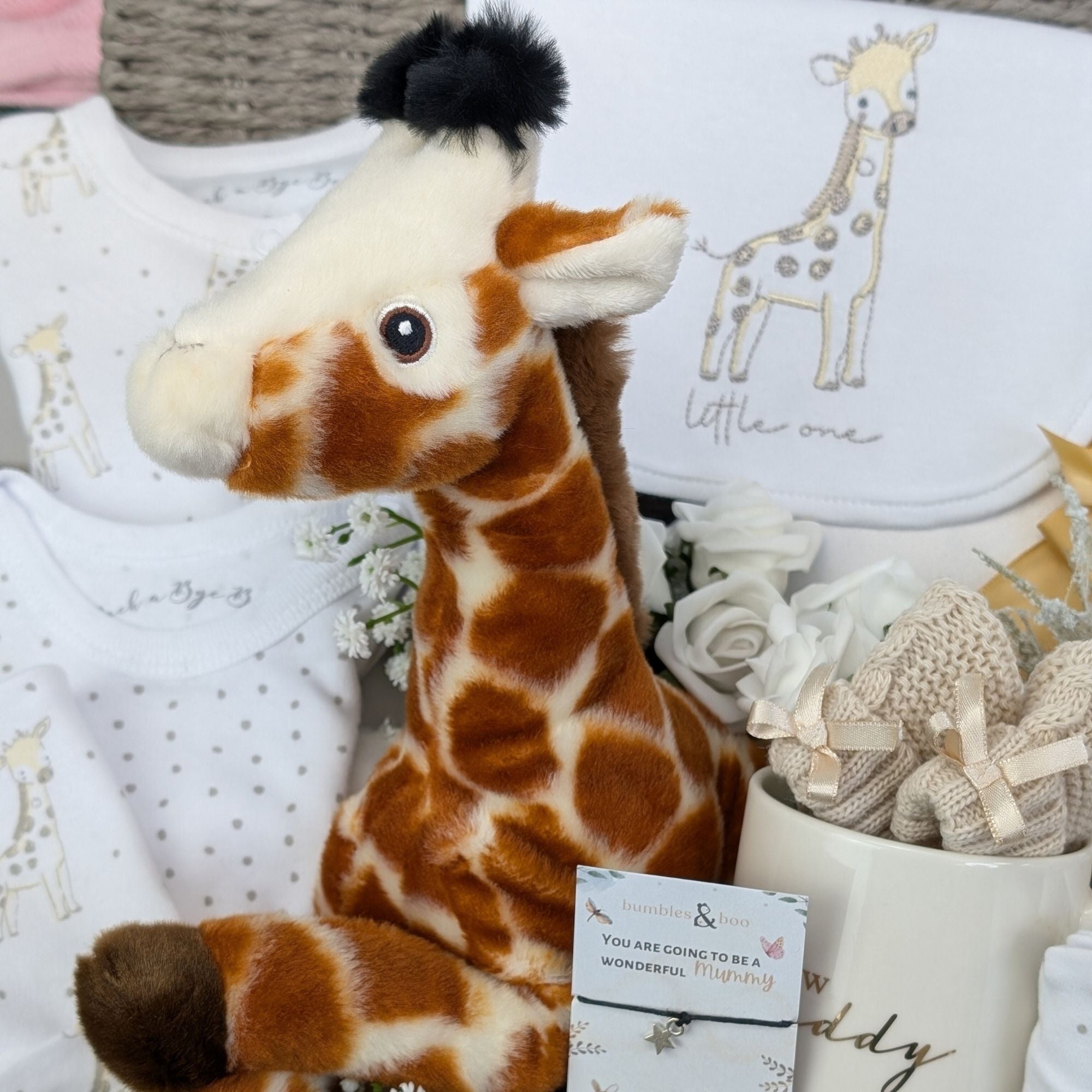 Congratulation New Parents Welcome New Little One Giraffe Theme