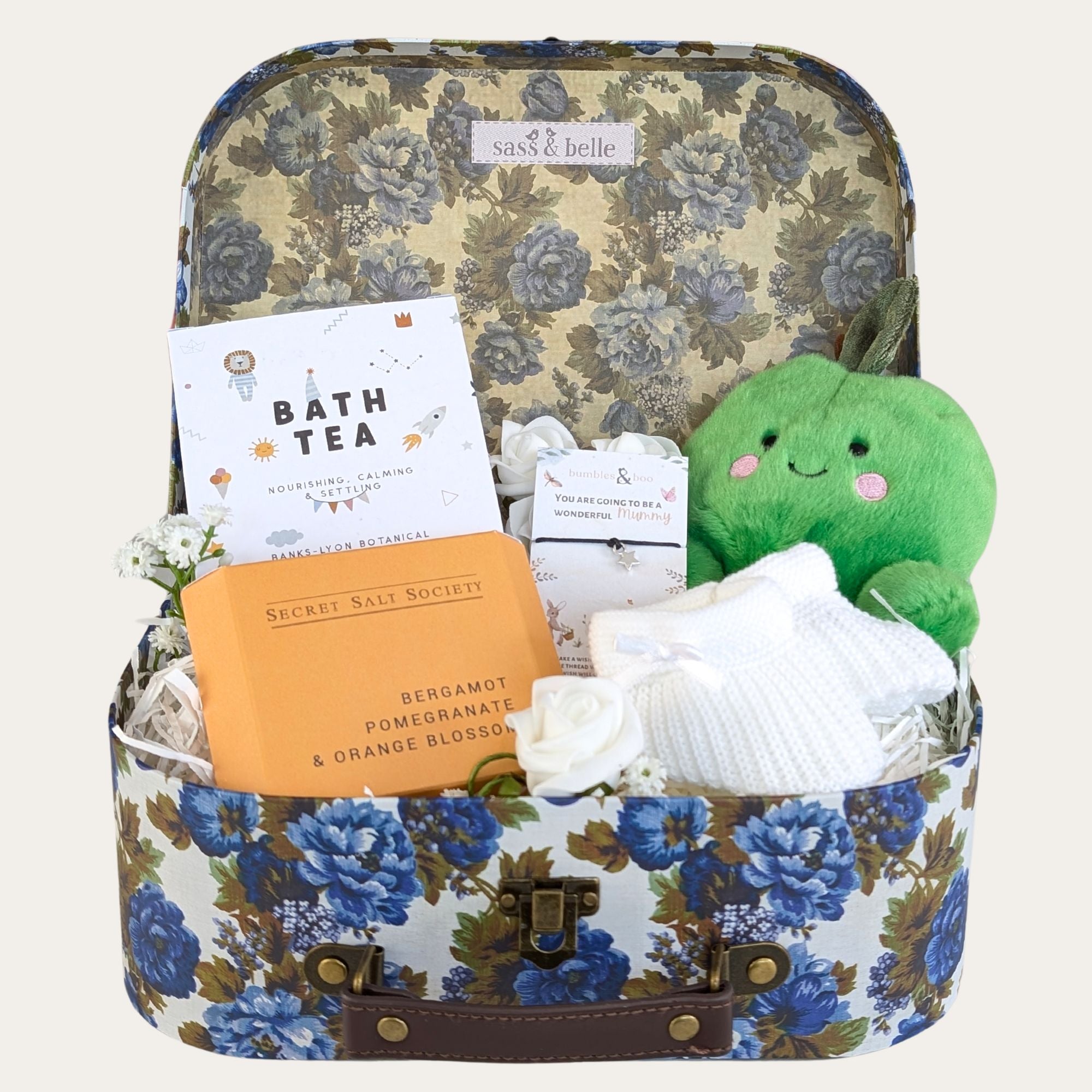 new mums gifts hamper with organic skincare for baby and mum