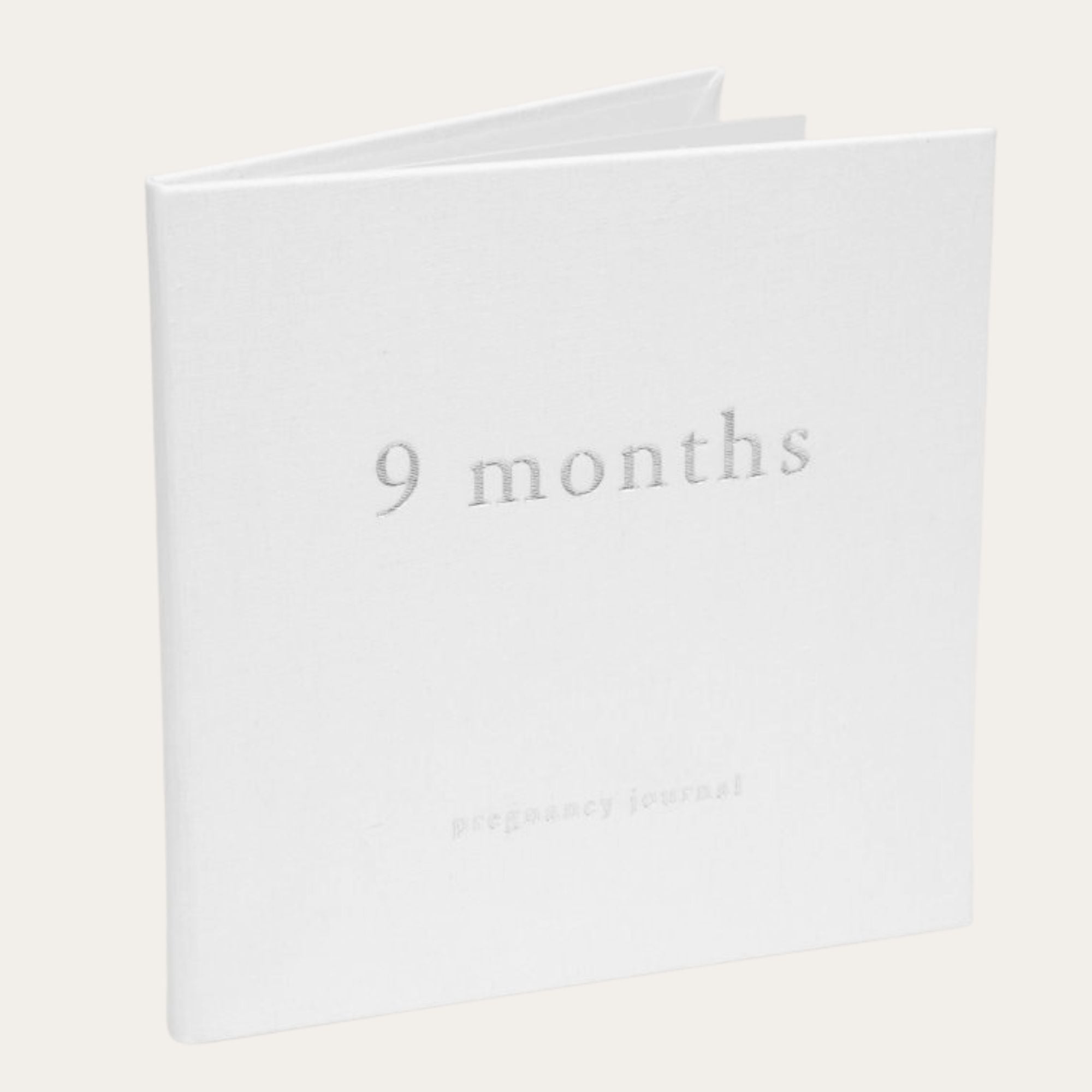 9 Month Linen Pregnancy Journal by Bambino