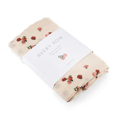 Organic Blanket Swaddle Muslin 'Peaches'