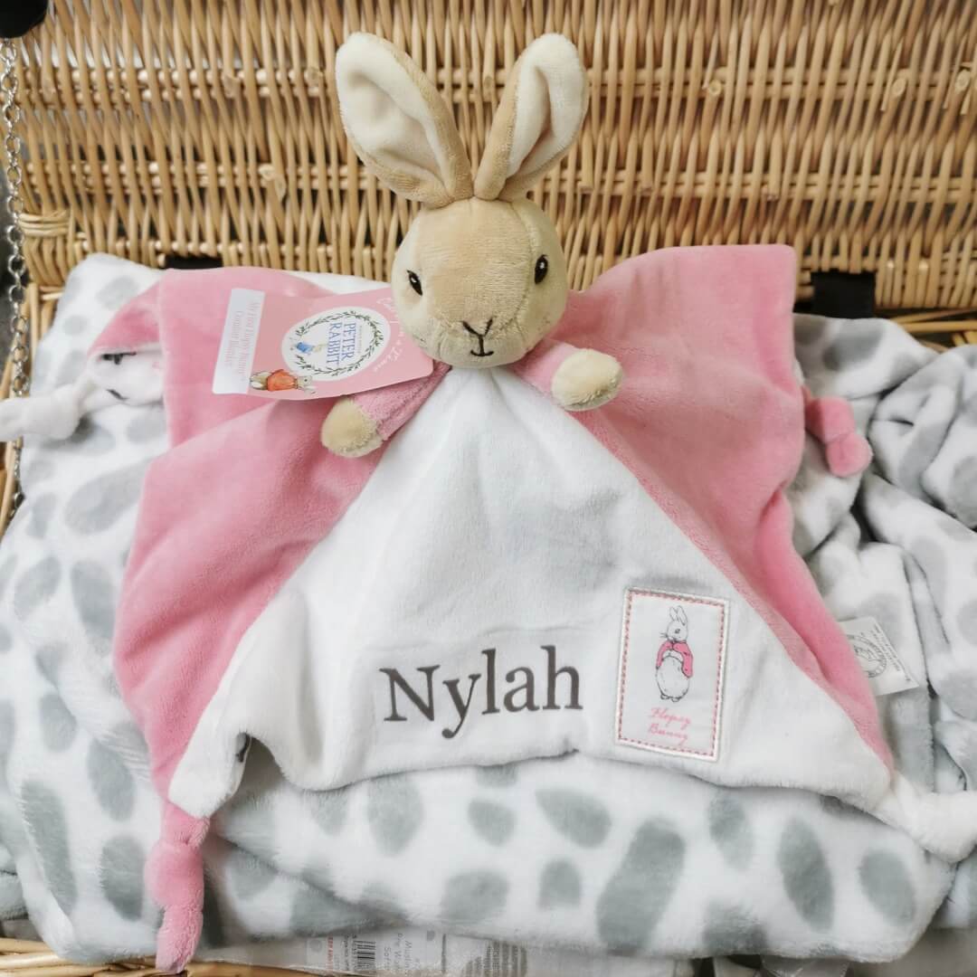 Hunny Bunny's Newborn Baby Girl Gift Basket