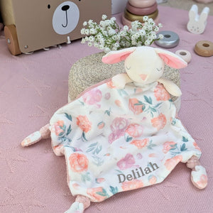 personalised baby comforter blankie