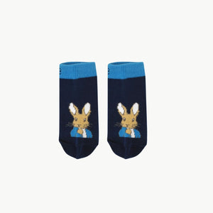 peter rabbit baby socky navy