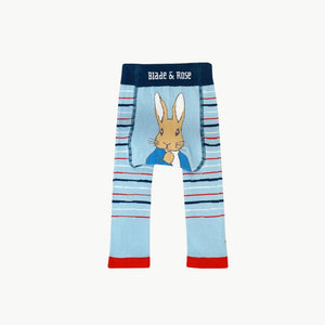 peter rabbit leggings blue red