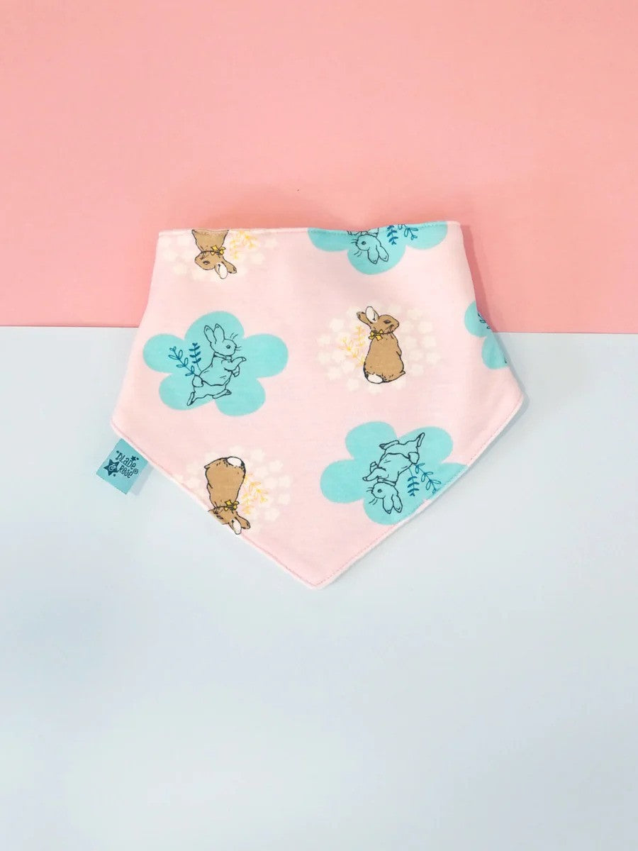 Peter Rabbit Bandana Bib - 'Pretty Garden' - Baby Bibs – Bumbles & Boo