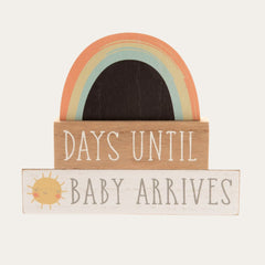 Days Until Baby Arrives' Countdown Plaque