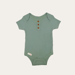 Ribbed Bodysuit - 'Sage Green'