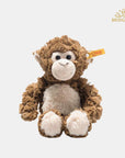 steiff monkey soft toy for baby in brown