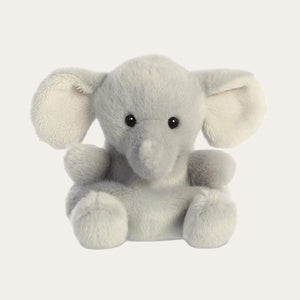 Elephant Soft Toy is a gorgeous grey Elephant measuring at 13 cm. His body is a soft grey plush material and he fits perfectly into the palm of your hand making him super soft and cuddly