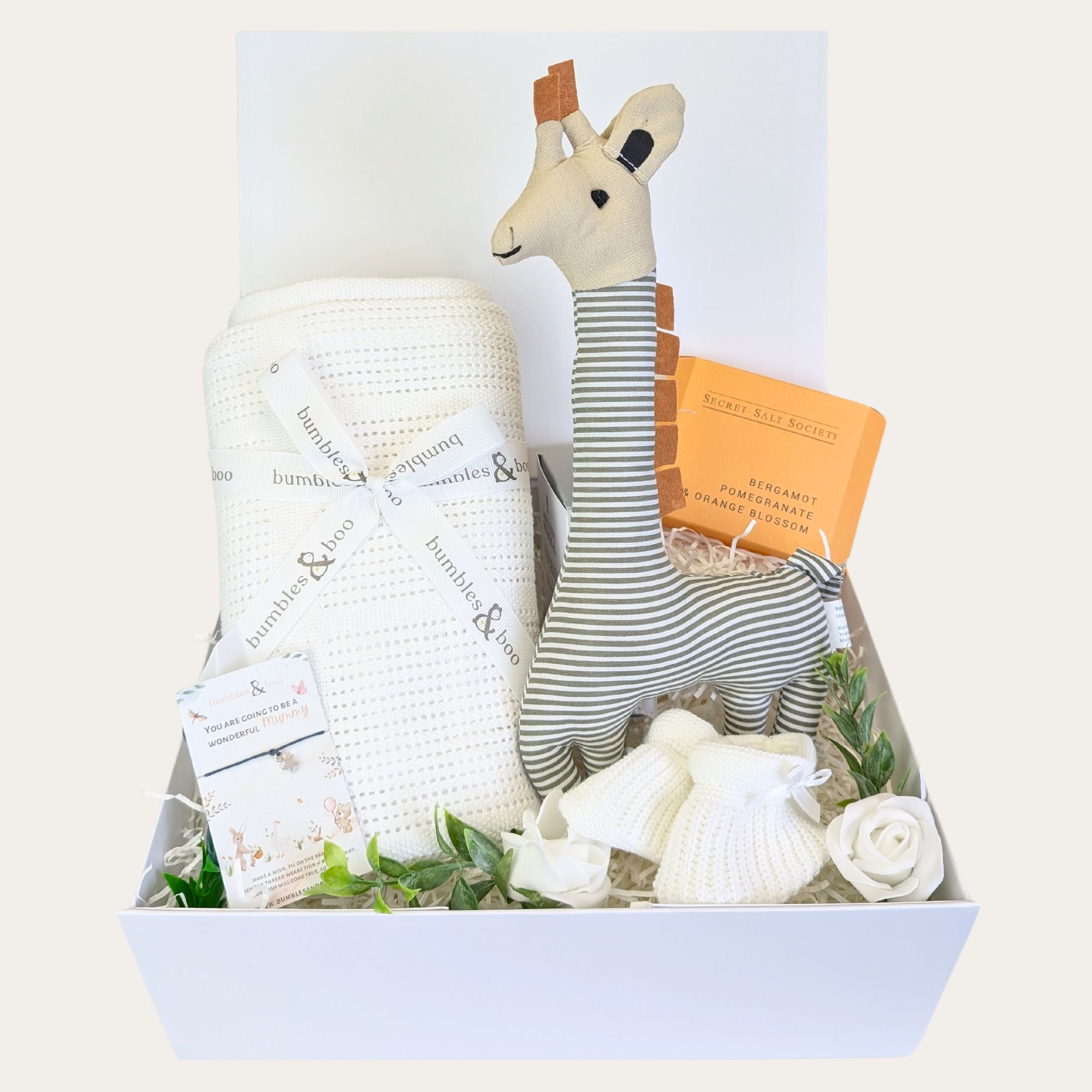 new baby gifts hamper tiny giraffe dreams