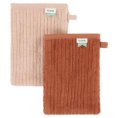 Organic Washcloth 2 Pack Hush Rose