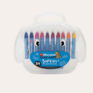 wax crayons early start softies tri-grip crayons set