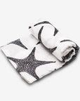 New baby gifts organic sensory starfish print large muslin